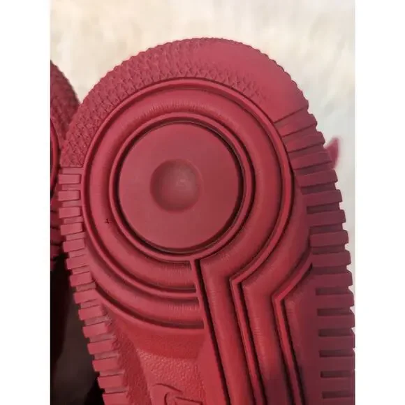 Nike Air Force 1 Mid Red October triple gym red suede - Picture 9 of 16